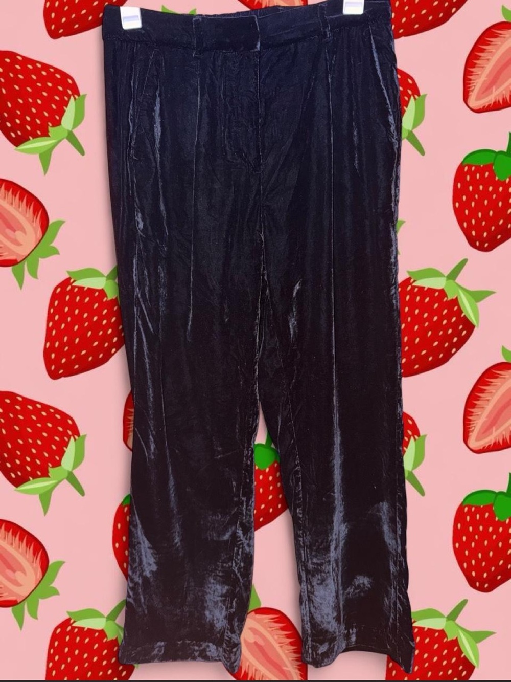 Old Navy Black Velvet Women Velvet Bottoms